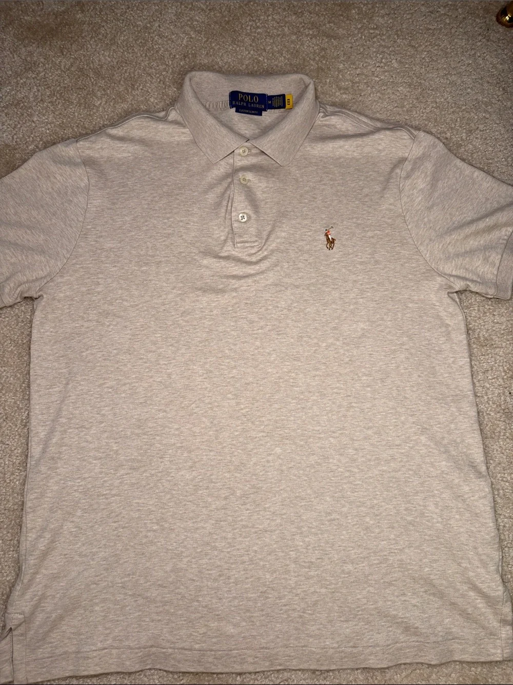 Soft Cotton Polo Shirt Custom Slim Fit